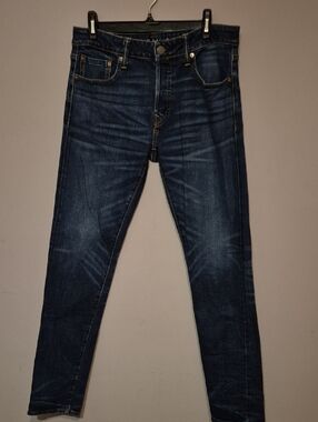 American Eagle Outfitters Dark Blue Skinny Jeans
